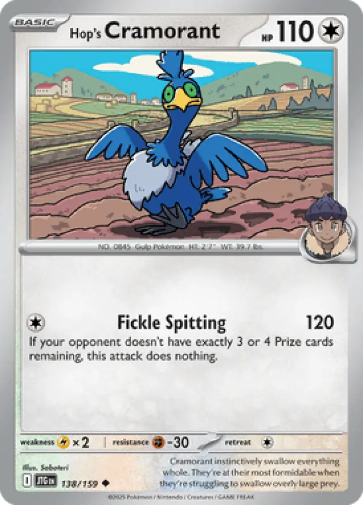 Journey Together Hop’s Cramorant 138/159 Englisch - Sammelkarten