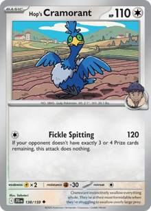Journey Together Hop’s Cramorant 138/159 Englisch - Sammelkarten