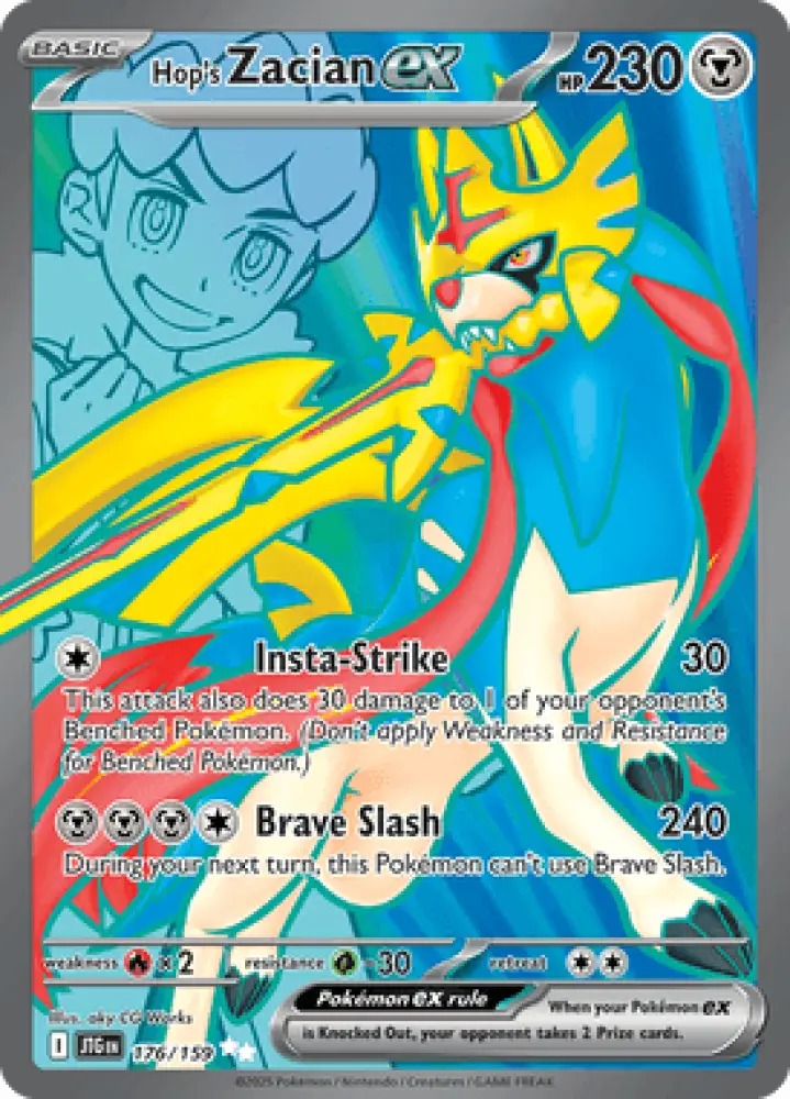Journey Together Hop’s Zacian ex 176/159 Englisch - Sammelkarten