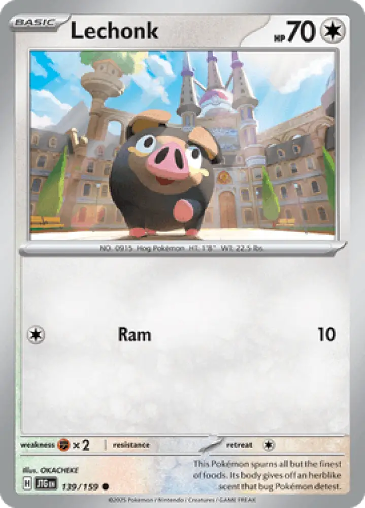 Journey Together Lechonk 139/159 Englisch - Sammelkarten