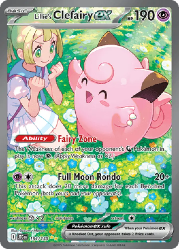 Journey Together Lillie’s Clefairy ex 184/159 Englisch - Sammelkarten