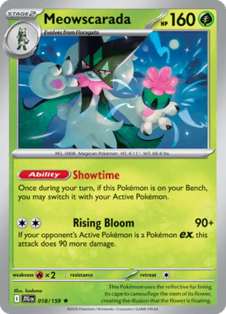 Journey Together Meowscarada 018/159 Englisch - Sammelkarten