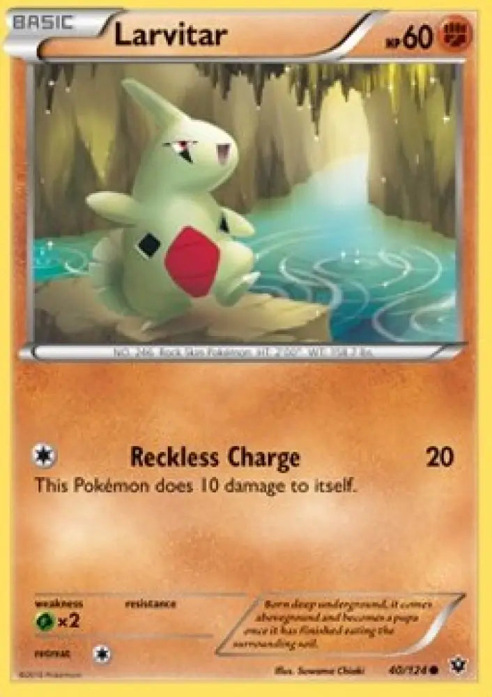 Larvitar - Fates Collide (Common) [FCO-40]
