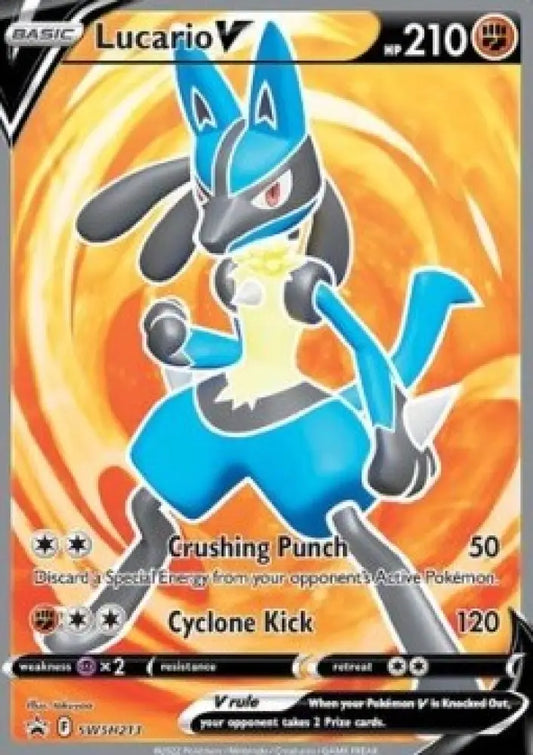 Lucario V - SWSH Black Star Promos (Promo) [SWSH-213]