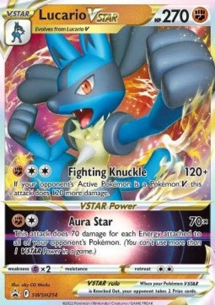 Lucario VSTAR - SWSH Black Star Promos (Promo) [SWSH-214]
