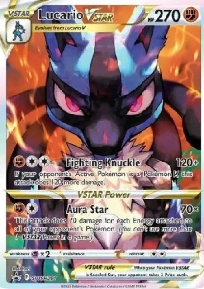 Lucario VSTAR - SWSH Black Star Promos (Promo) [SWSH-291]