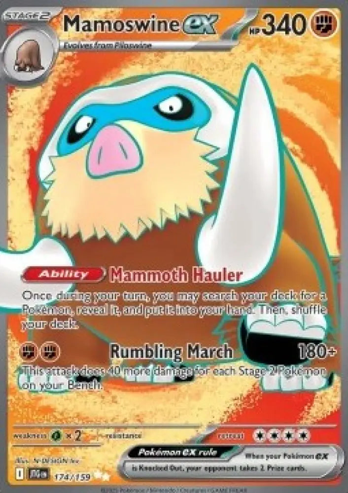 Mamoswine ex - Journey Together (Ultra Rare) [JTG-174]