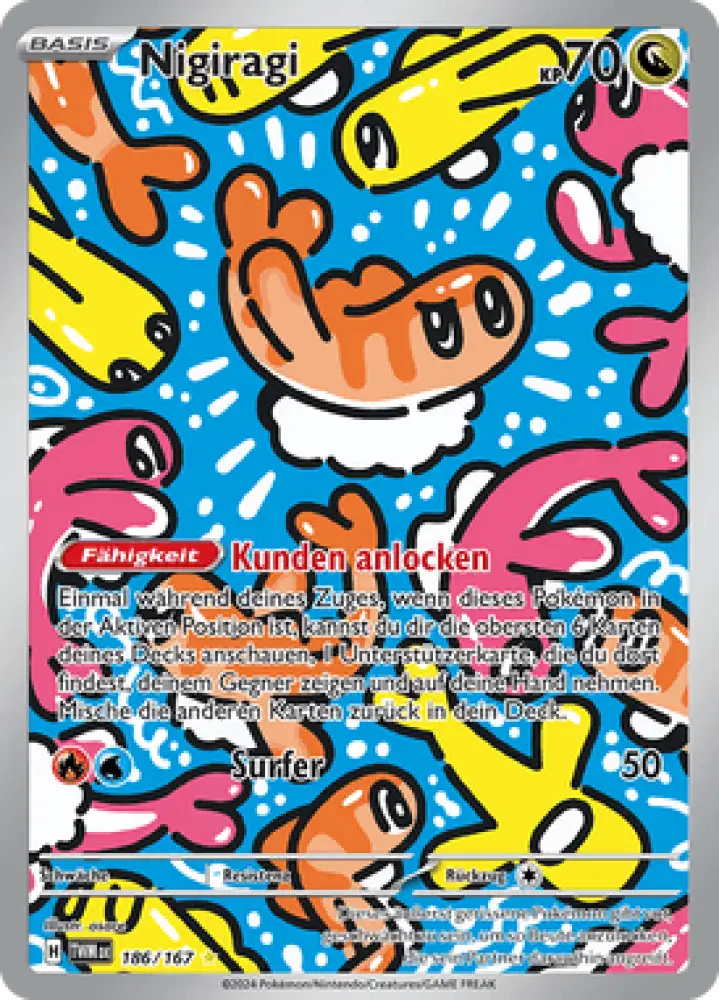 Maskerade im Zwielicht Nigiragi 186/167 Deutsch - Sammelkarten