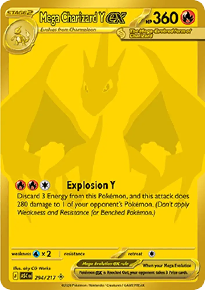 Mega Charizard Y ex - Ascended Heroes (Secret Rare) [ASC-294]