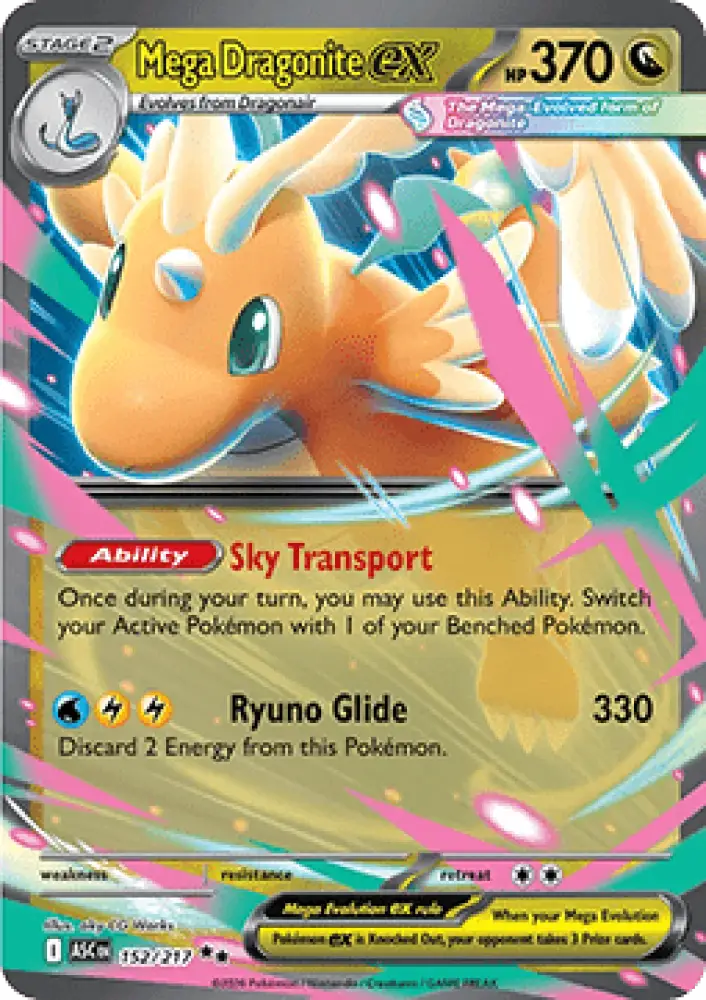 Mega Dragonite ex - Ascended Heroes (Double Rare) [ASC-152]