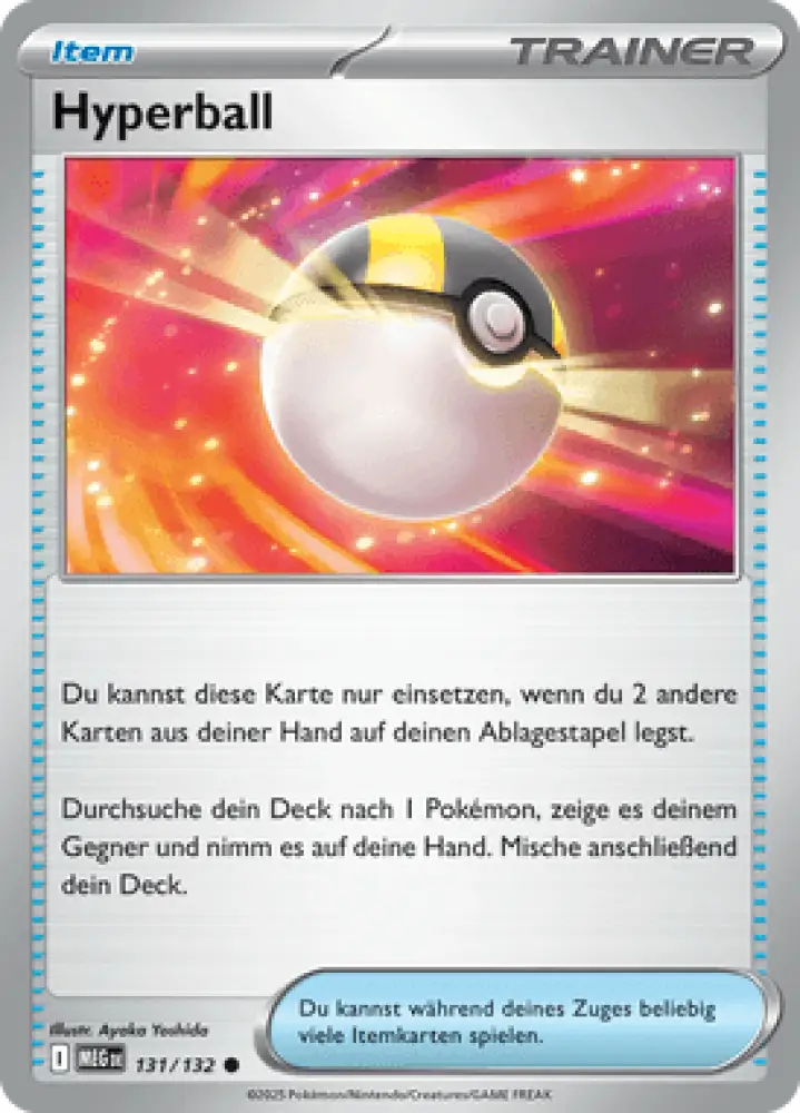 Mega-Entwicklung Hyperball 131/132 Deutsch - Reverse / Near Mint - Sammelkarten