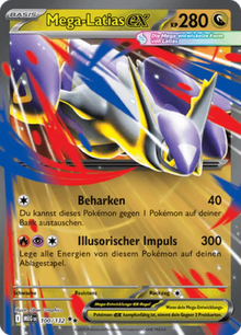 Mega-Entwicklung Mega-Latias-ex 100/132 Deutsch - Holo / Near Mint - Sammelkarten