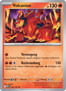 Mega-Entwicklung Volcanion 025/132 Deutsch - Reverse / Near Mint - Sammelkarten