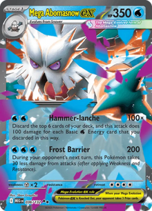 Mega Evolution Mega Abomasnow ex 036/132 Englisch - Holo / Near Mint - Sammelkarten