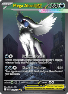 Mega Evolution Mega Absol ex 180/132 Englisch - Sammelkarten