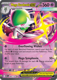 Mega Evolution Mega Gardevoir ex 060/132 Englisch - Holo / Near Mint - Sammelkarten