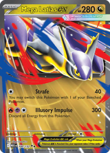 Mega Evolution Mega Latias ex 100/132 Englisch - Holo / Near Mint - Sammelkarten