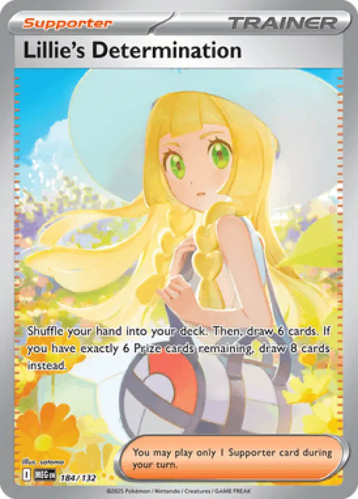 Mega Evolution Lillie’s Determination 184/132 Englisch - Sammelkarten