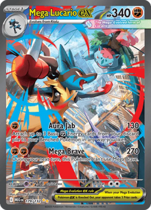 Mega Evolution Mega Lucario ex 179/132 Englisch - Sammelkarten