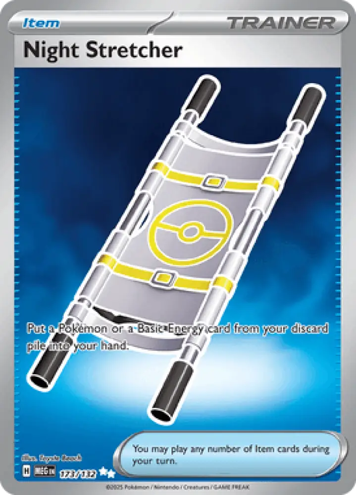 Mega Evolution Night Stretcher 173/132 Englisch - Sammelkarten