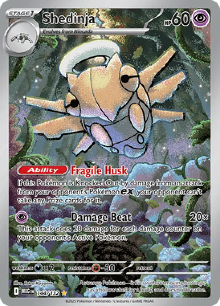 Mega Evolution Shedinja 144/132 Englisch - Sammelkarten