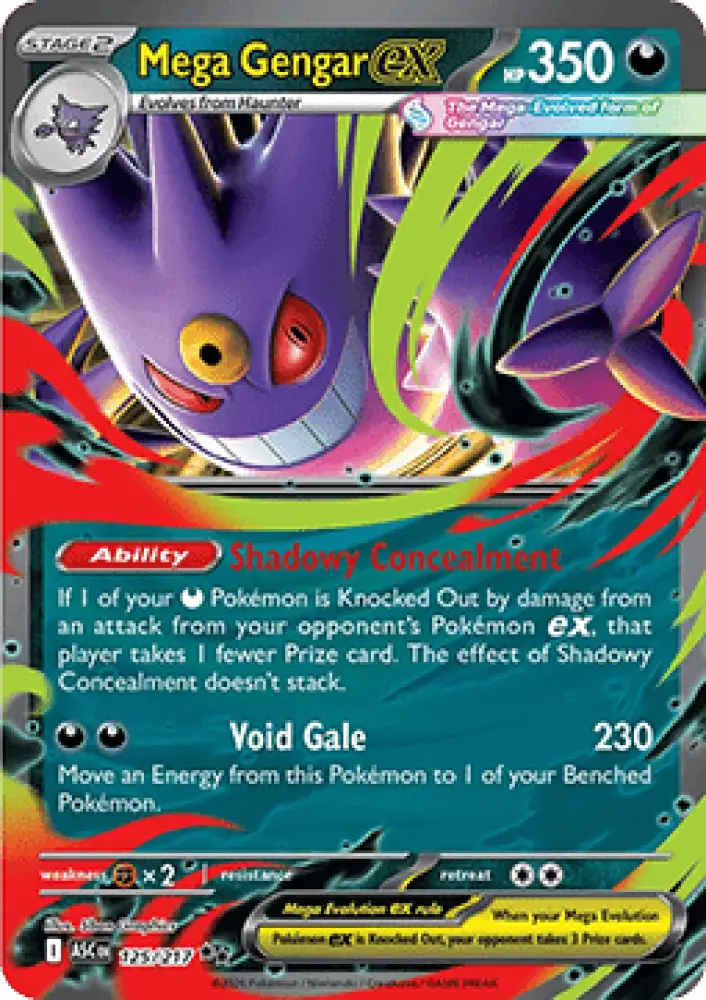 Mega Gengar ex - Ascended Heroes (Double Rare) [ASC-125]