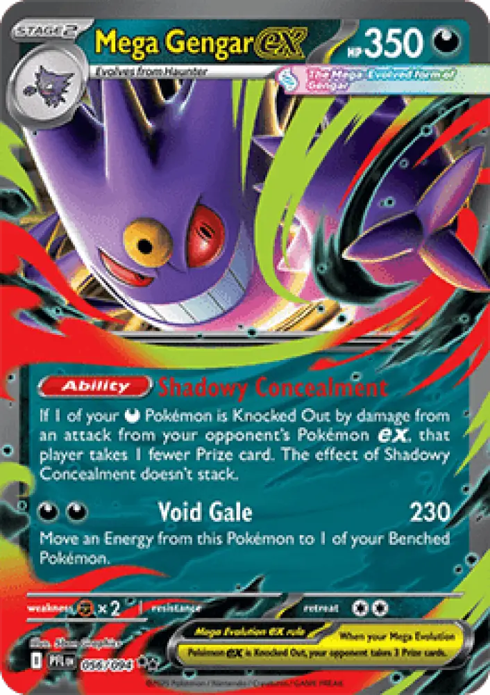 Mega Gengar ex - Phantasmal Flames (Double Rare) [PFL-056]