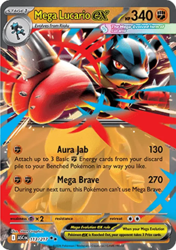 Mega Lucario ex - Ascended Heroes (Double Rare) [ASC-113]