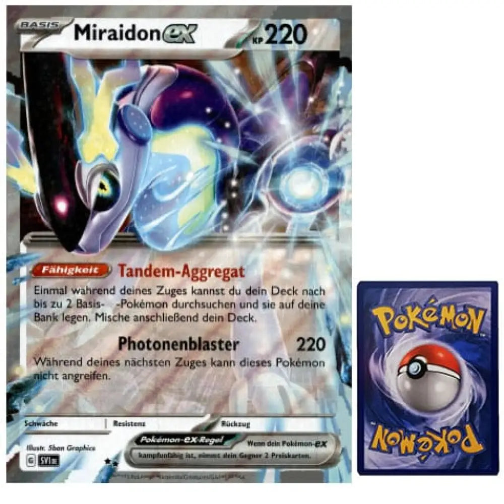 Miraidon EX SV1 DE Pokemon XXL Karte