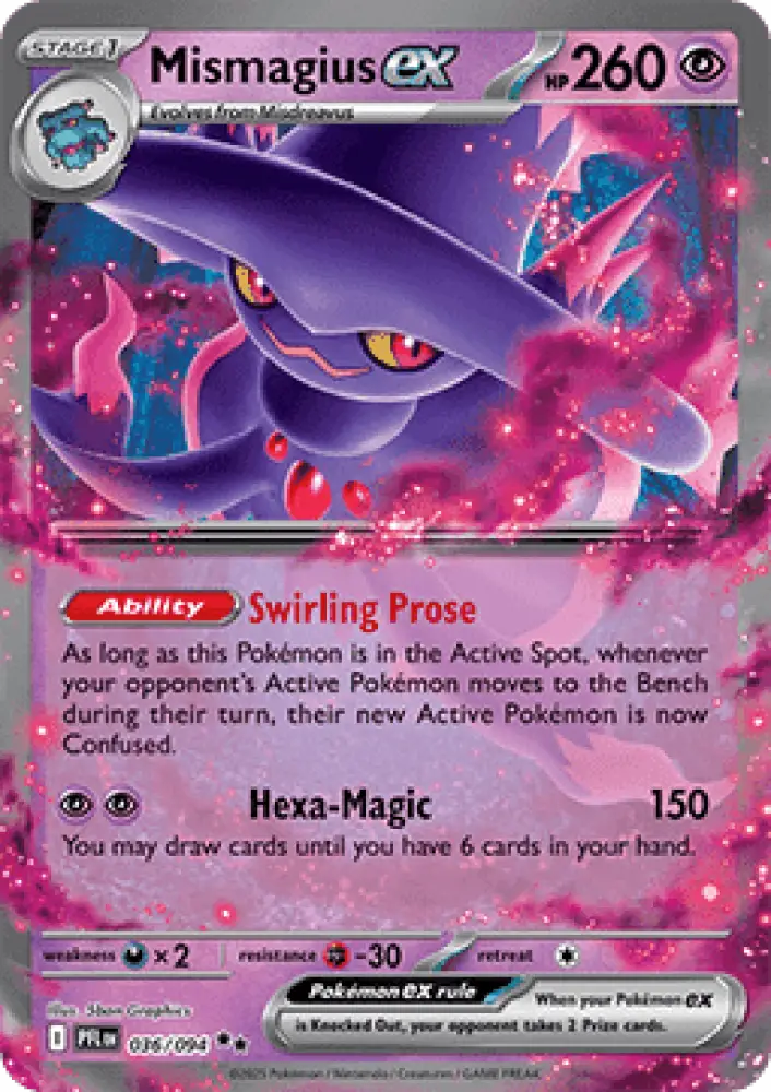 Mismagius ex - Phantasmal Flames (Double Rare) [PFL-036]