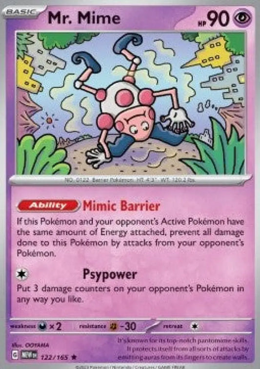 Mr. Mime - 151 (Rare) [MEW-122]