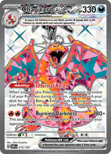Obsidian Flames Charizard ex 215/197 Englisch - Sammelkarten