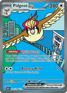Obsidian Flames Pidgeot ex 225/197 Englisch - Sammelkarten