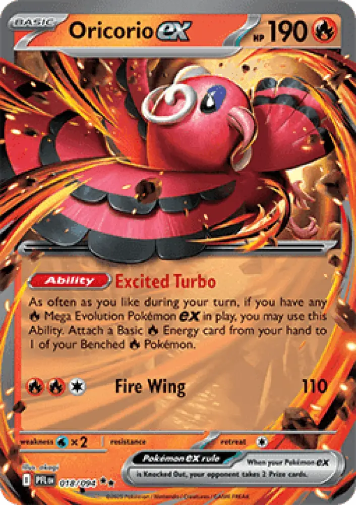 Oricorio ex - Phantasmal Flames (Double Rare) [PFL-018]