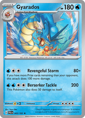 Paldea Evolved Gyarados 043/193 Englisch - Sammelkarten