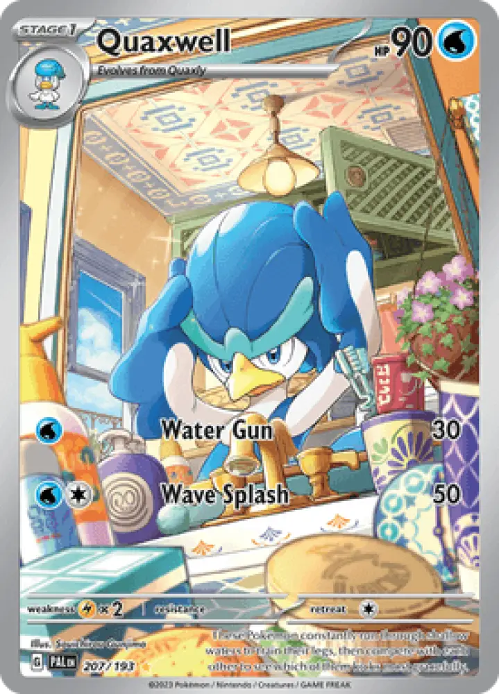 Paldea Evolved Quaxwell 207/193 Englisch - Sammelkarten