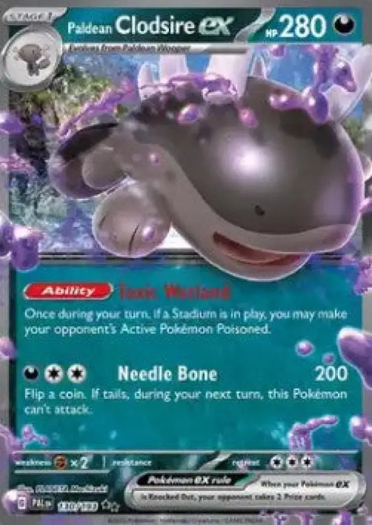 Paldean Clodsire ex - Paldea Evolved (Double Rare) [PAL-130]