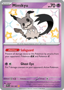 Paldean Fates Mimikyu 160/091 Englisch - Sammelkarten