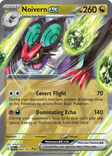 Paldean Fates Noivern ex 069/091 Englisch - Holo / Near Mint - Sammelkarten