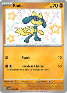 Paldean Fates Riolu 173/091 Englisch - Sammelkarten