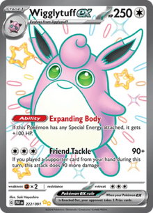 Paldean Fates Wigglytuff ex 222/091 Englisch - Sammelkarten