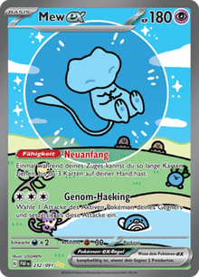 Paldeas Schicksale Mew-ex 232/091 Deutsch - Sammelkarten