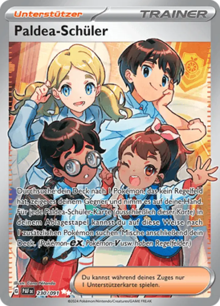 Paldeas Schicksale Paldea-Schüler 230/091 Deutsch - Holo / Near Mint - Sammelkarten