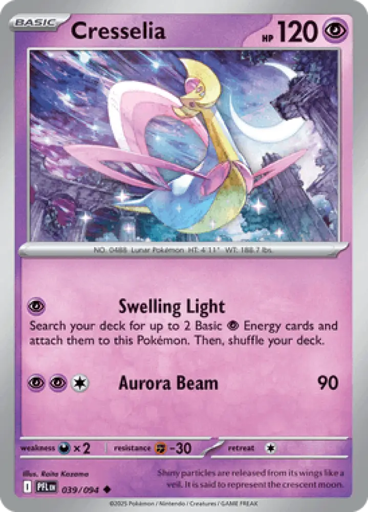 Phantasmal Flames Cresselia 039/094 Englisch - Sammelkarten