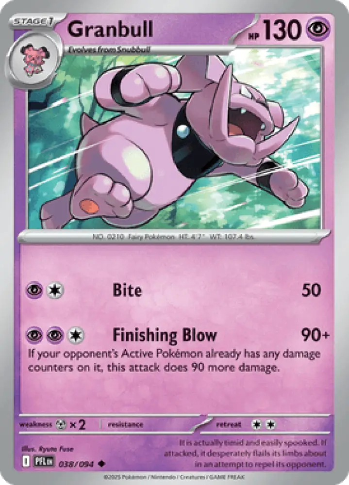 Phantasmal Flames Granbull 038/094 Englisch - Sammelkarten