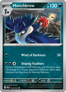 Phantasmal Flames Honchkrow 058/094 Englisch - Sammelkarten