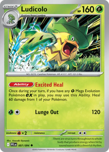 Phantasmal Flames Ludicolo 007/094 Englisch - Sammelkarten