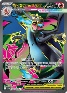 Phantasmal Flames Mega Charizard X ex 109/094 Englisch - Sammelkarten