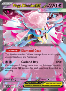 Phantasmal Flames Mega Diancie ex 041/094 Englisch - Sammelkarten