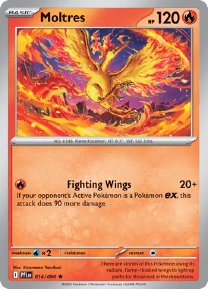 Phantasmal Flames Moltres 014/094 Englisch - Sammelkarten